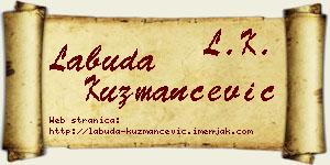 Labuda Kuzmančević vizit kartica